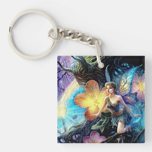 Blume Fairy Schlüsselanhänger (Vorderseite)