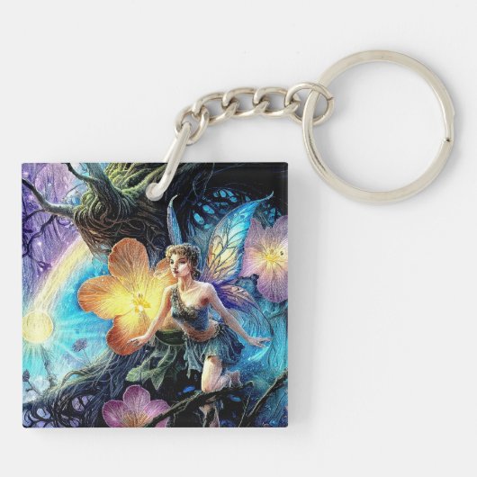 Blume Fairy Schlüsselanhänger (Rückseite)