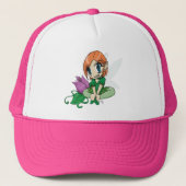 Blume Fairy Truckerkappe (Vorderseite)