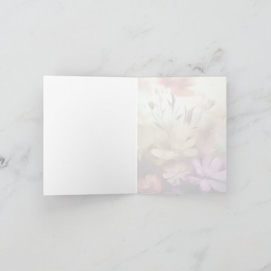 Blume Faltkarte (Innenseite)