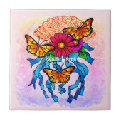 Blume Fan Fliese (Vorderseite)