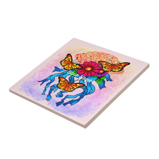 Blume Fan Fliese (Seite)