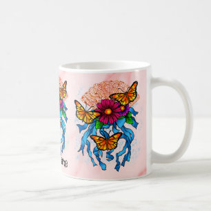 Blume Fan Kaffeetasse