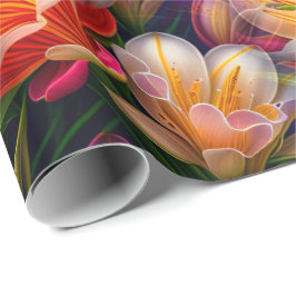 Blume Fantasique Einzigartig Geschenkpapier