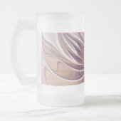 Blume Fantasy abstraktes Fraktal Kunst Mattglas Bierglas (Links)