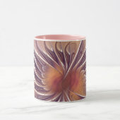 Blume Fantasy abstraktes Fraktal Kunst Tasse (Zentrum)
