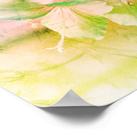 Blume Fantasy Poster (Ecke)