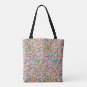 Blume Farbe der Blumen Tasche (Rückseite)