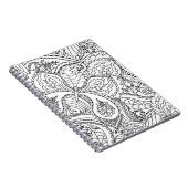 Blume Farben Kunst Neue Design Blumenästhetik Fl. Notizblock (Rechte Seite)