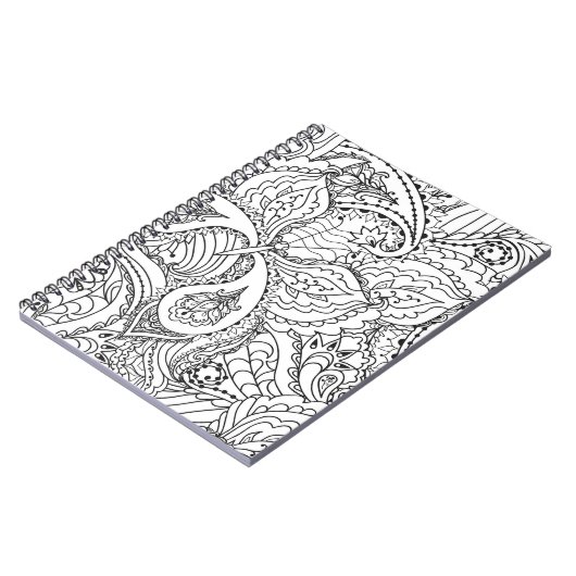 Blume Farben Kunst Neue Design Blumenästhetik Fl. Notizblock (Linke Seite)