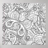 Blume Farben Kunst Neue Design Blumenästhetik Fl. Poster (Vorne)