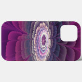 Blume Farbenfrohe Abstrakte Fraktal Rosa Case-Mate iPhone Hülle (Rückseite (Horizontal))