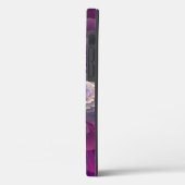 Blume Farbenfrohe Abstrakte Fraktal Rosa Case-Mate iPhone Hülle (Rückseite / Links)