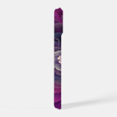 Blume Farbenfrohe Abstrakte Fraktal Rosa iPhone 15 Hülle (Rechte Seite)