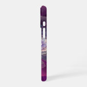 Blume Farbenfrohe Abstrakte Fraktal Rosa iPhone 16 Hülle (Linke Seite)