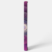 Blume Farbenfrohe Abstrakte Fraktal Rosa Samsung Galaxy Hülle (Linke Seite)