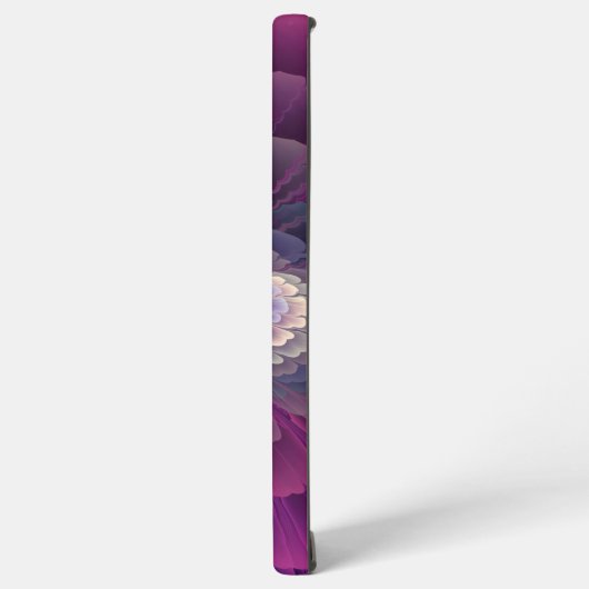 Blume Farbenfrohe Abstrakte Fraktal Rosa Samsung Galaxy Hülle (Linke Seite)