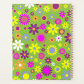 Blume Farbenfrohe Blumenzwiebeln Monatliches Panne Planer (Rückseite)