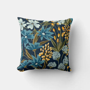 Blume Farbenfrohe Wasserfarbe Trendy Kissen