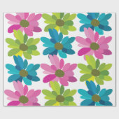 Blume Farbige Blume Geschenkpapier (Flach)