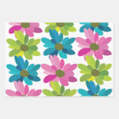 Blume Farbige Blume Geschenkpapier Set (Vorderseite 2)