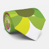 Blume Farbige Blume Krawatte (Gerollt)