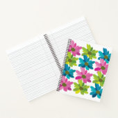 Blume Farbige Blume Notizblock (Innenseite)