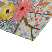Blume Farbige Wasserfarbe Niedlich Schneidebrett (Ecke)