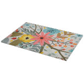 Blume Farbige Wasserfarbe Niedlich Schneidebrett (Ecke)