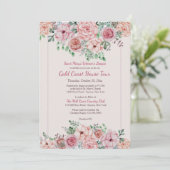 Blume fasst Einladung ein (Stehend Vorderseite)