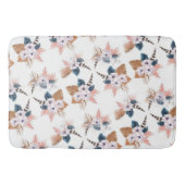 Blume Feather Boho Geometric Bath Mat Badematte (Vorderseite)