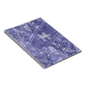 Blume federn Paiss lila Volleyball Notizblock (Rechte Seite)