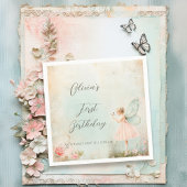 Blume Fee Geburtstag Serviette