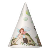 Blume Fee Geburtstagsparty Partyhütchen (Links)