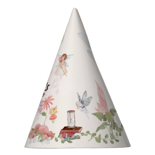 Blume Fee Geburtstagsparty Partyhütchen (Rechts)