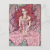 Blume Fee Postkarte (Vorderseite)