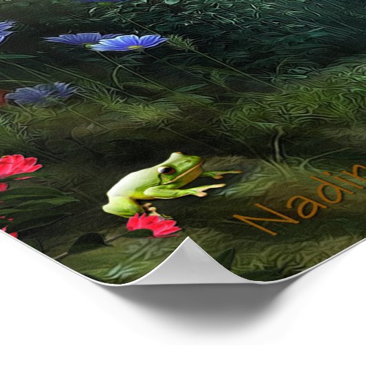 Blume Feen Poster (Ecke)