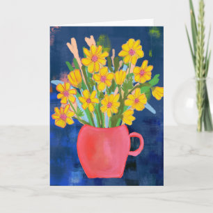 Blume Feiertagskarte