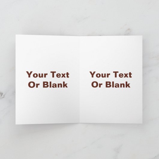 Blume Feiertagskarte (Innenseite)