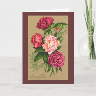 Blume Feiertagskarte