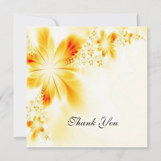 Blume Feiertagskarte (Vorderseite)