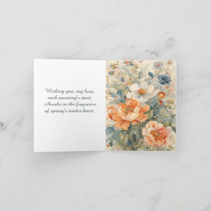 Blume Feiertagskarte