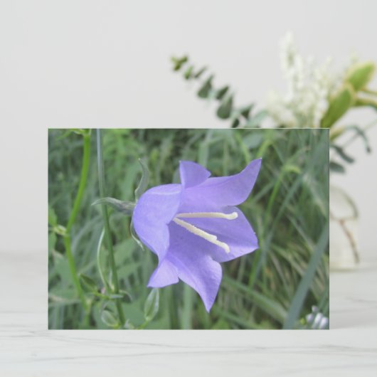 Blume Feiertagskarte (Stehend Vorderseite)