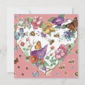 Blume Feiertagskarte (Vorderseite)