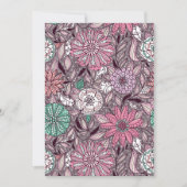 Blume Feiertagskarte (Vorderseite)