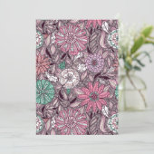 Blume Feiertagskarte (Stehend Vorderseite)