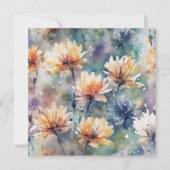 Blume Feiertagskarte (Vorderseite)