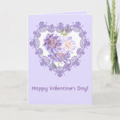 Blume Feiertagskarte (Vorderseite)