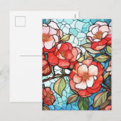 Blume Feiertagspostkarte (Vorne/Hinten)