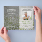 Blume Feldbeerprogramm | In Love Memory Flyer (Hand)